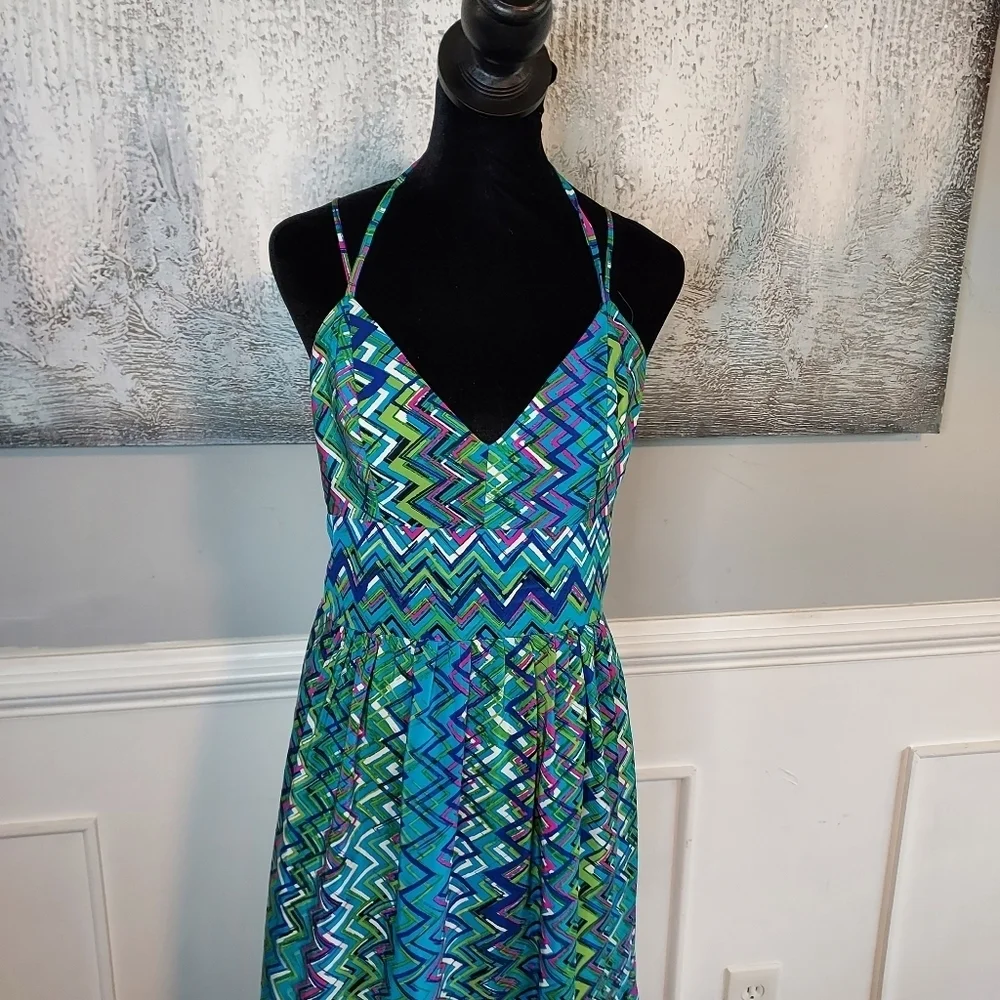 Amanda Uprichard 100% Silk Print Dress - Picture 9 of 14